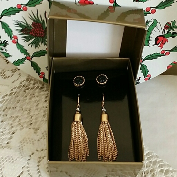 2 pair earrings **GREAT GIFT SET VALUE ** - Picture 4 of 6