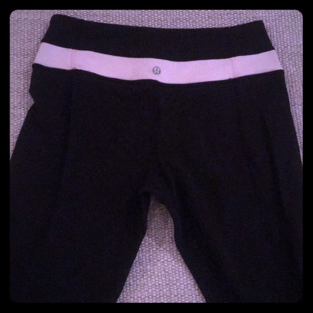 Lululemon Groove Pant Black/Light Pink