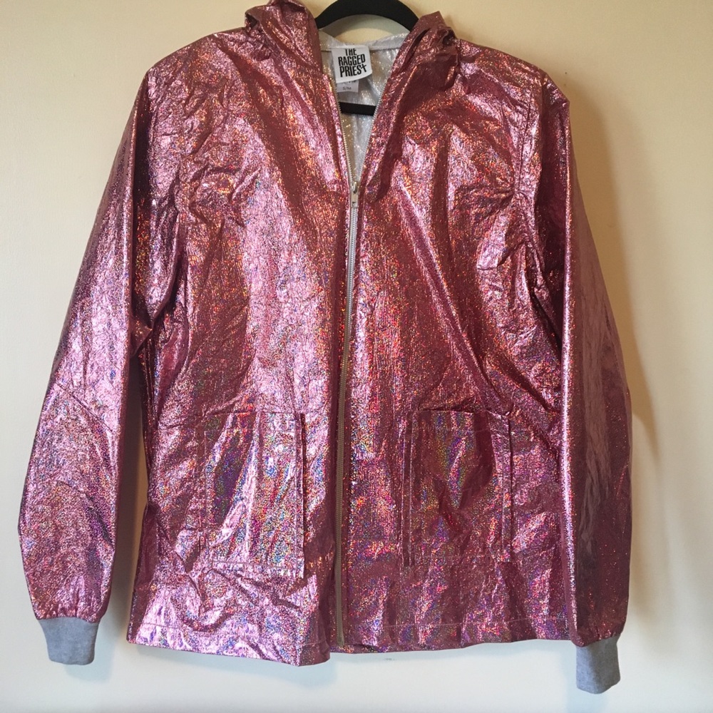 Ragged Priest holographic raincoat (S/M)