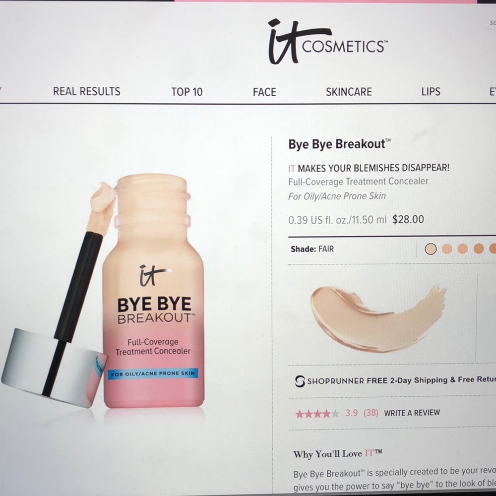 It Cosmetics Bye Bye Breakout Concealer