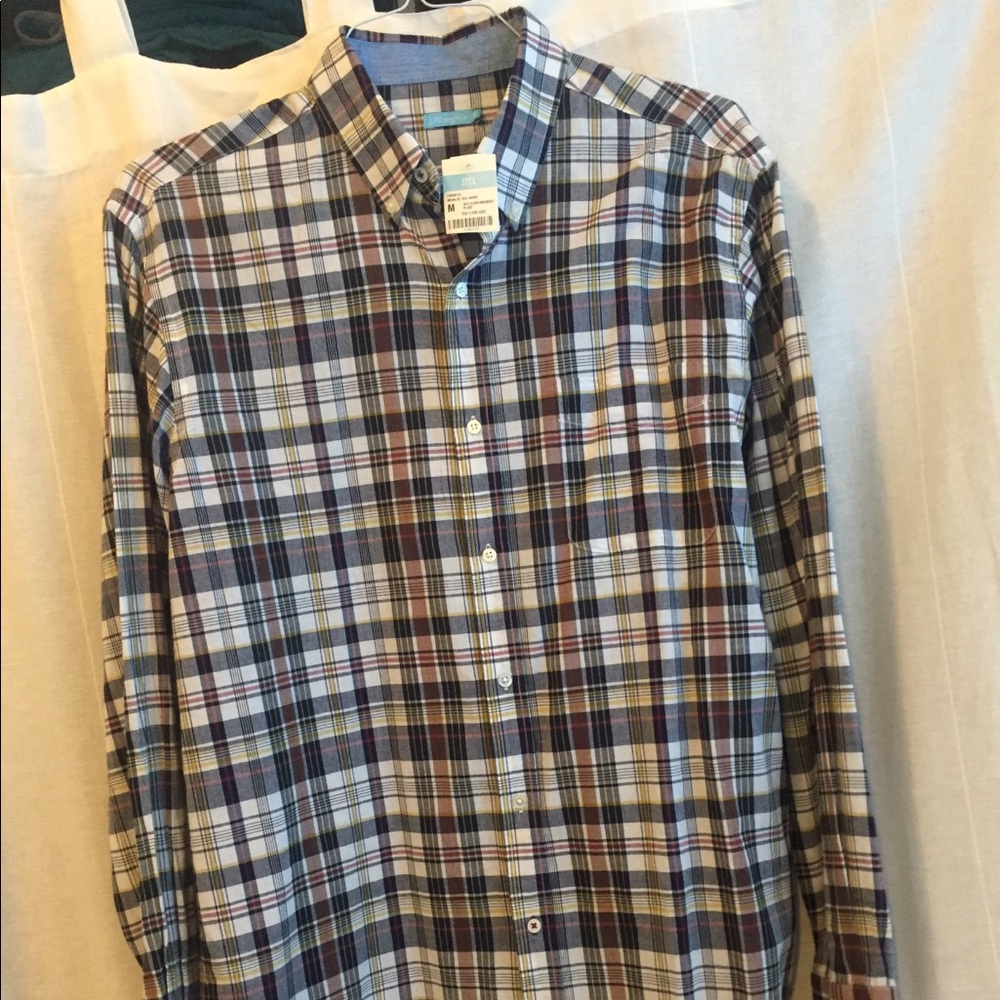NWT J.McLaughlin Carnegie shirt regular fit M