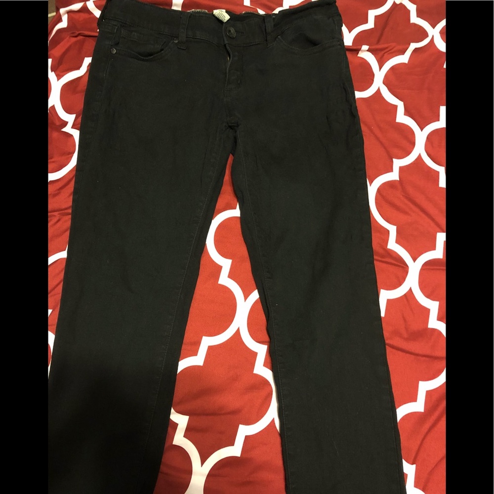 Black glam refuge skinny jeans