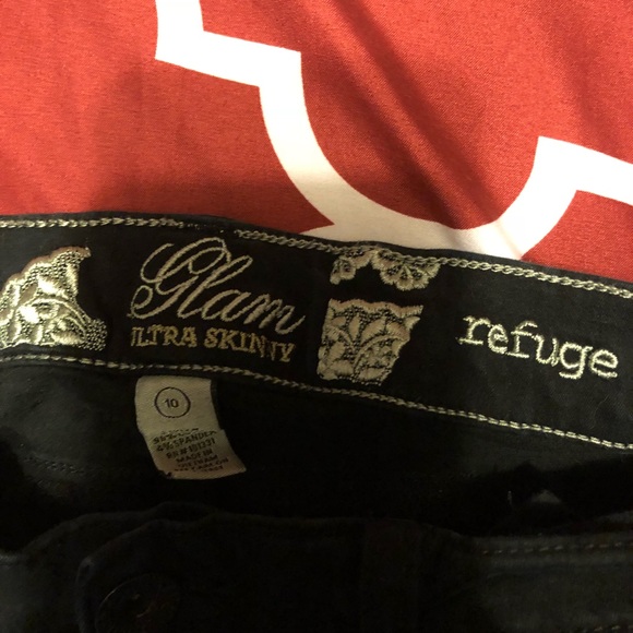 Black glam refuge skinny jeans - Picture 3 of 3