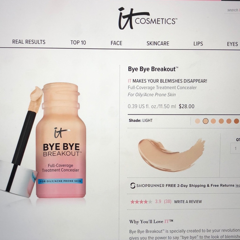 It Cosmetics Bye Bye Breakout Concealer