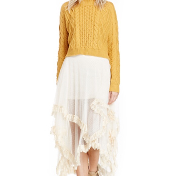 Tiered Boho Midi Skirt - Picture 2 of 5