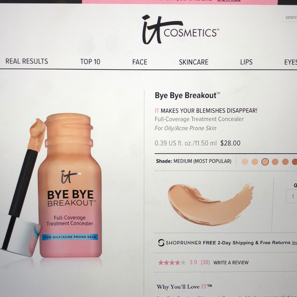 It Cosmetics Bye Bye Breakout Concealer