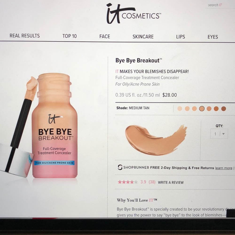 It Cosmetics Bye Bye Breakout Concealer