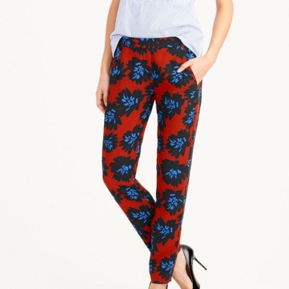 J. Crew firework floral pant