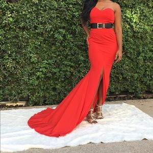 Red formal Dress Size Medium