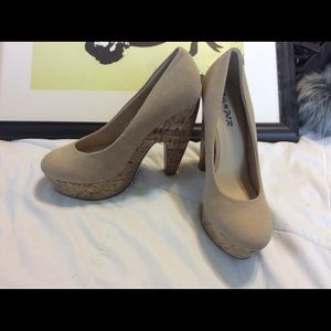Nude Platform Heels
