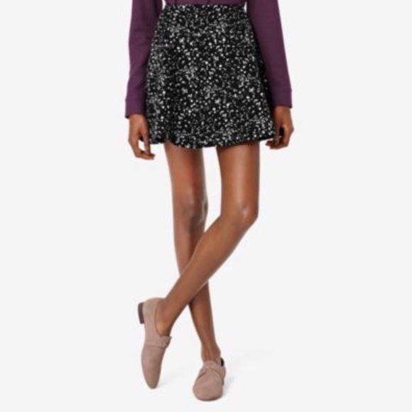 kate spade Dresses & Skirts - Kate Spade Saturday Black ‘Galaxy’ Circle Skirt