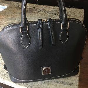 Dooney & Bourke Saffiano leather Zip Zip Satchel