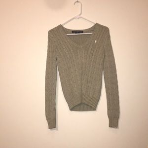 Gray Ralph Lauren sweater