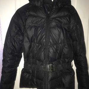 Women’s black North Face coat