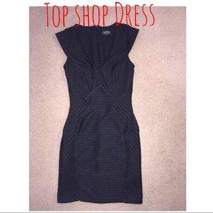 LBD Topshop Black Dress Size: 2