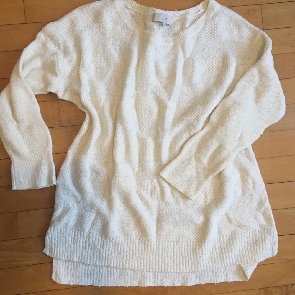 LOFT Cream Sweater