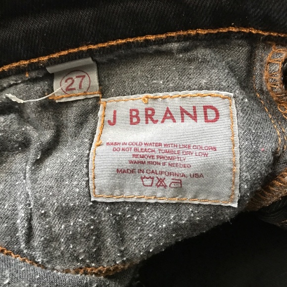 J Brand Black Label straight leg jeans size 27 - Picture 5 of 5
