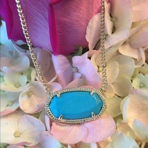 Kendra Scott Dylan necklace in turquoise