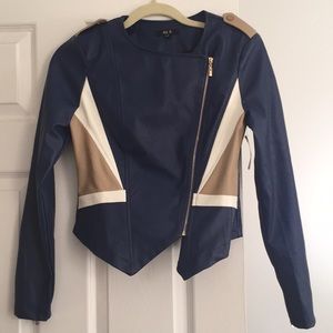 Navy Jacket with zipper