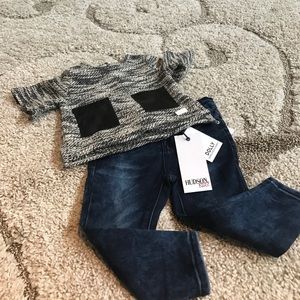 Hudson+7 jeans Baby Outfit 12 month