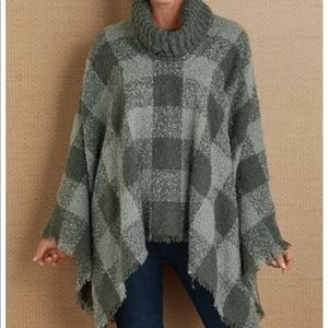 New! Soft Surroundings Soft Cozy Telluride Poncho
