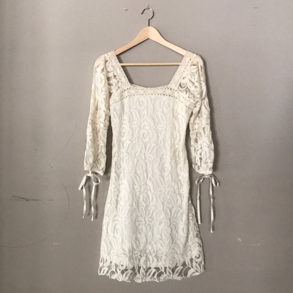 White Romantic Lace Dress