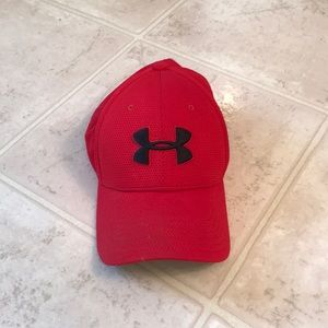Fitted Red Under Armour Hat