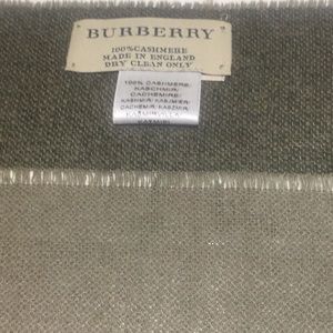 Authentic Burberry cashmere scarf