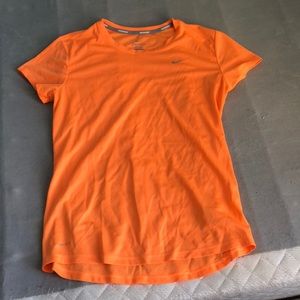 Orange Nike tee