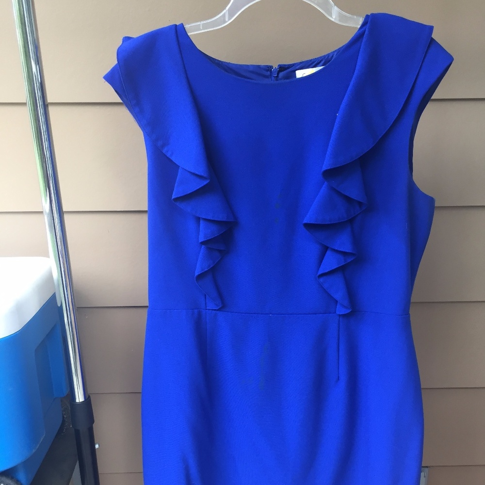 Royal Blue Sheath Dress by Calvin Klein