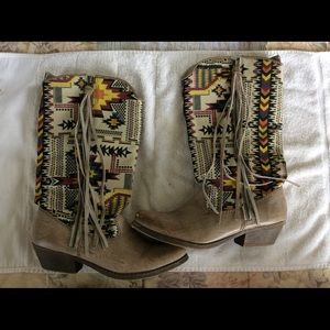 Aztec Style Boots