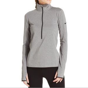 Nike Pro Running Dri Fit Half ZIP Top