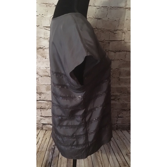 J.Crew Sequins Row Silk Tee - Picture 3 of 4