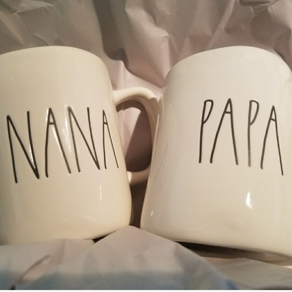 Rae Dunn Papa, Nana coffee mug gift set - Picture 1 of 4