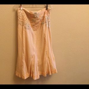 Anthropologie gorgeous embroidered skirt