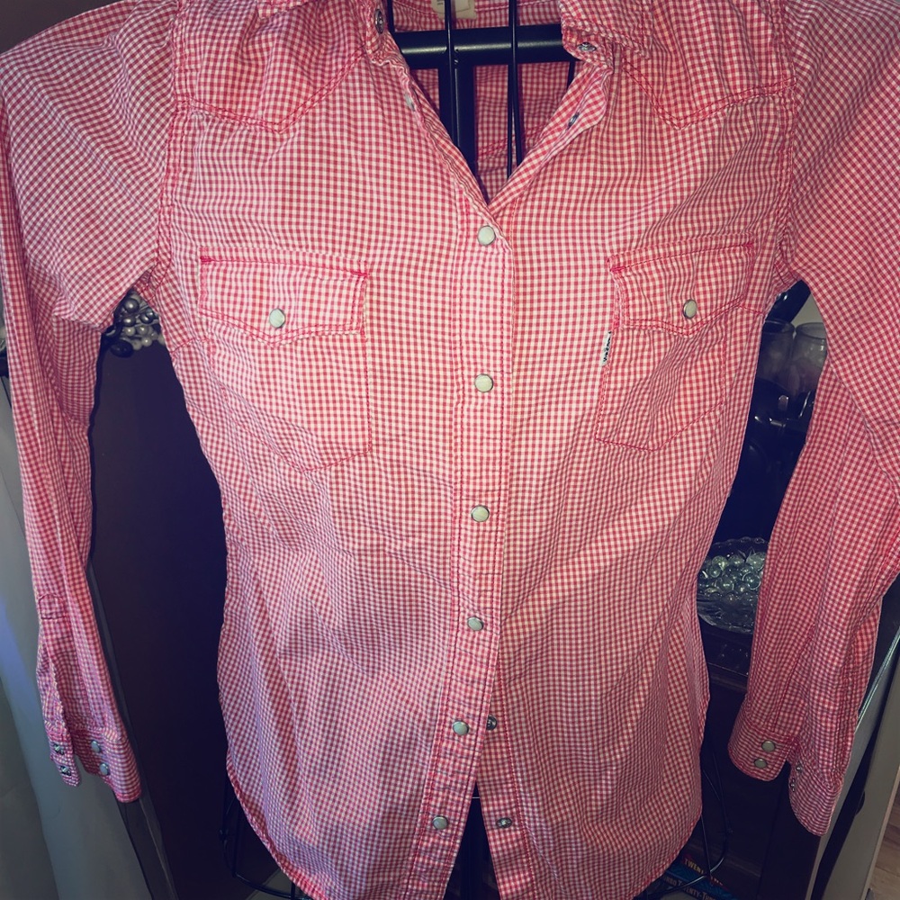 Plaid Levi button up