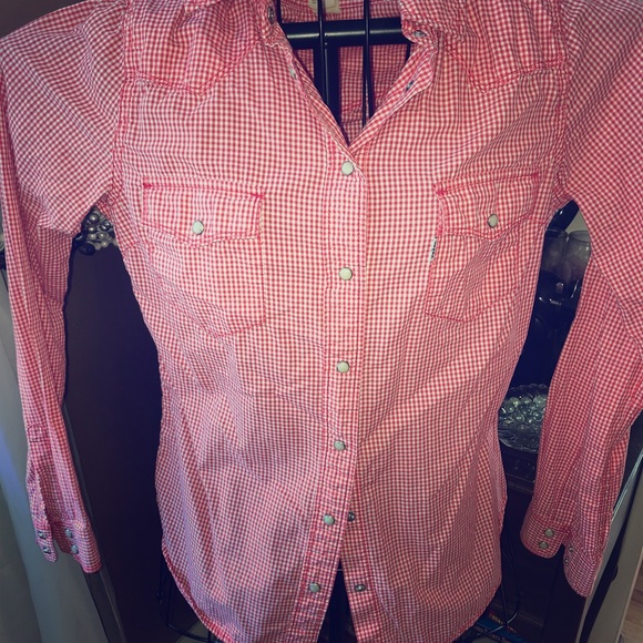 Plaid Levi button up - Picture 1 of 3