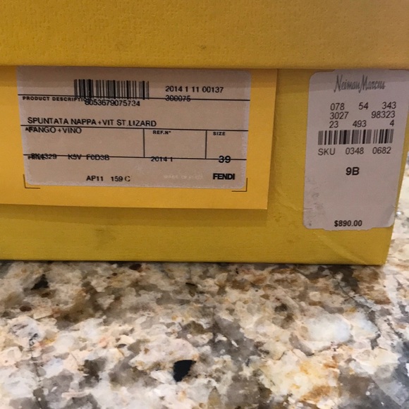 Fendi Spuntata Nappa heels - Picture 2 of 8