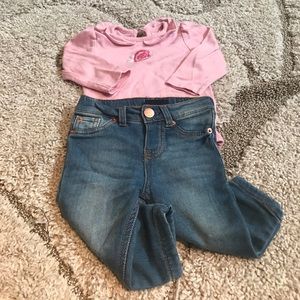 Gymboree + Oshkosh Long Sleeve and Jean Outfit
