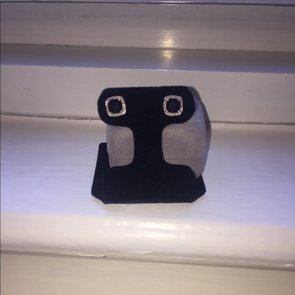 Black Onyx Stud Earrings