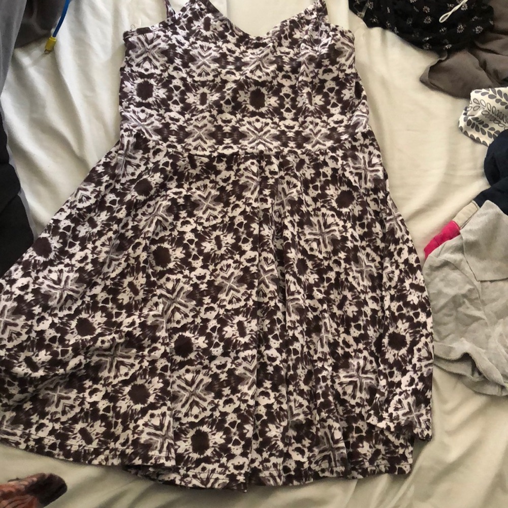 Spaghetti strap tie dye dress