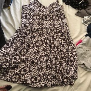 Spaghetti strap tie dye dress