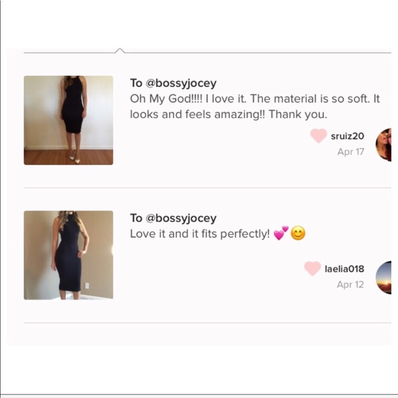 •RESTOCKED• Black Sleeveless Muscle Midi Dress - Picture 5 of 5