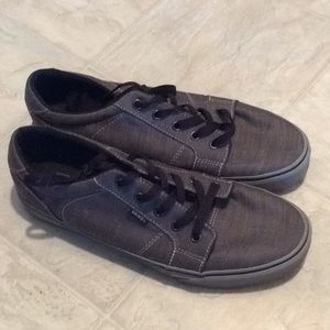 Grey denim vans