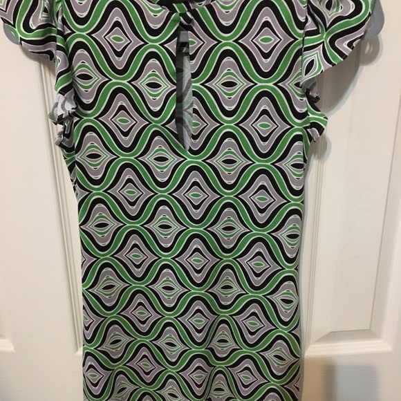 Super cute retro geometric print tunic - Picture 3 of 4