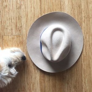 Wide brimmed Anthropologie felt hat