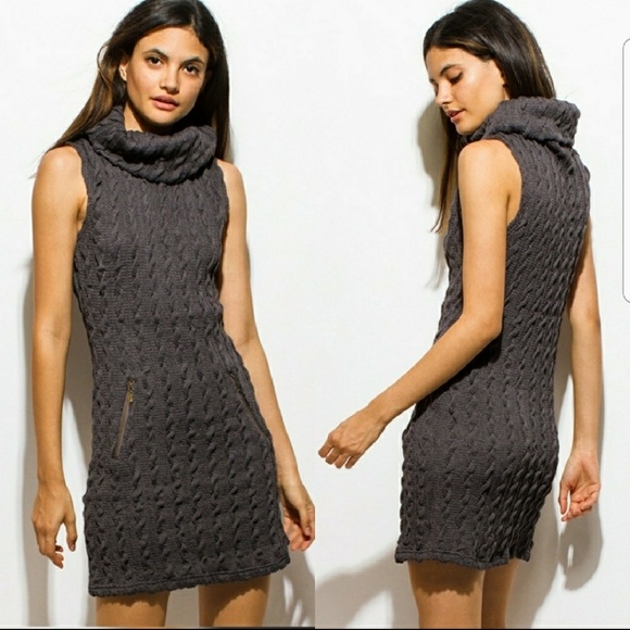 🍃SALE! Super Stylish Sleeveless Light Knit Dress - Picture 2 of 3