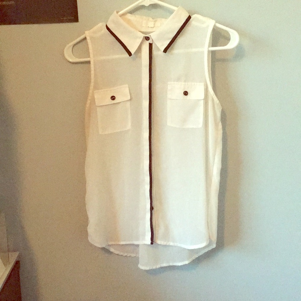 White women’s dress shirt