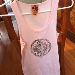 Pink Tory Burch Tank Top