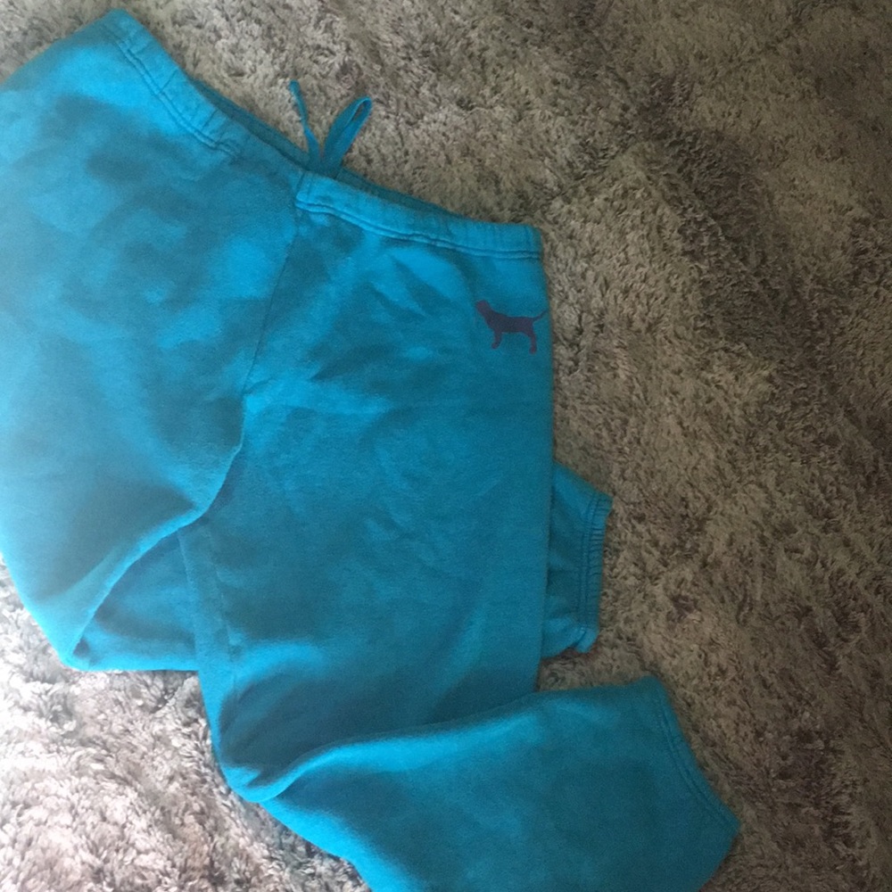 Blue Victoria’s Secret pink sweats size medium